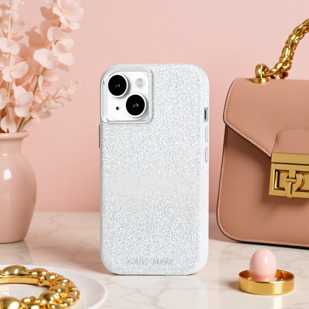 Sparkly CASE•MATE iPhone 15 Case – Glam Tech Meets Everyday Elegance
